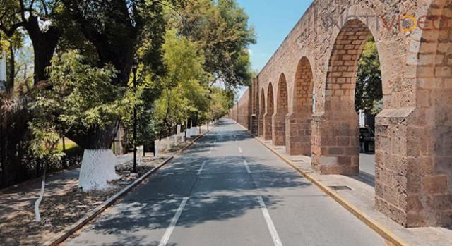 Anuncia Gobierno Municipal última etapa de la restauración de arco de Acueducto