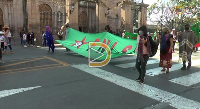 FNLS amenaza con  instalar nuevamente plantón en el centro histórico de Morelia