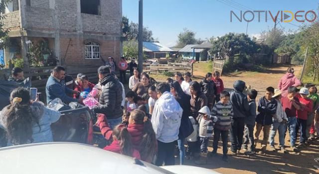 Lleva SLyT regalos y sorpresas a niñas y niños de Morelia