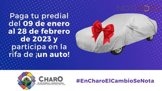 Charenses que paguen el predial podrán ganarse un auto del año 