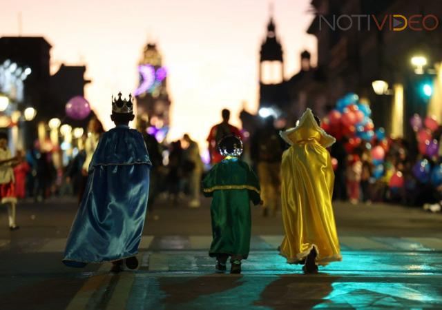 Reyes Magos hacen brillar la ilusión de miles de niñas y niños de Morelia