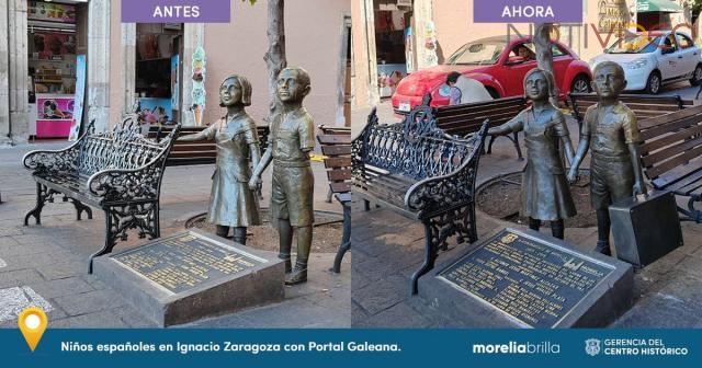 Gobierno Municipal restaura monumentos en Centro Histórico