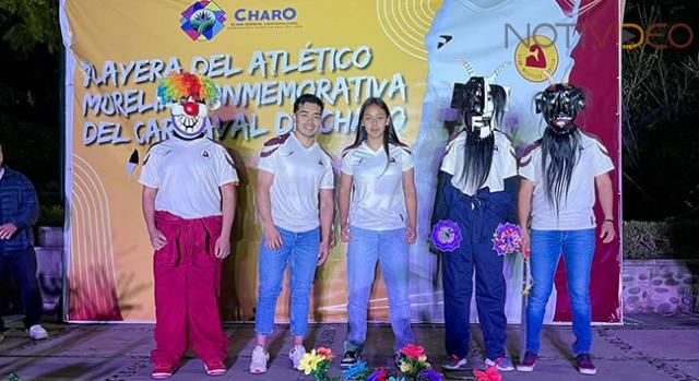 Gobierno de Charo y Club Atlético Morelia llevan el Carnaval de Charo a todas partes