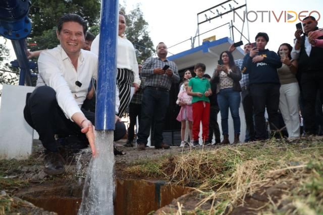 Inaugura Alfonso Martínez nuevo pozo profundo en fraccionamiento Arboledas