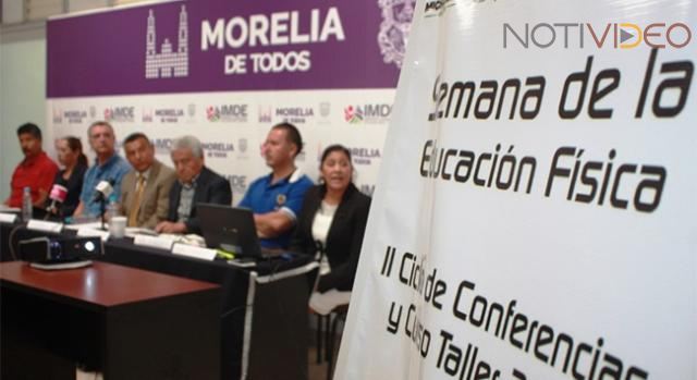 Ayuntamiento de Morelia se une a la Semana Estatal de Educación Física