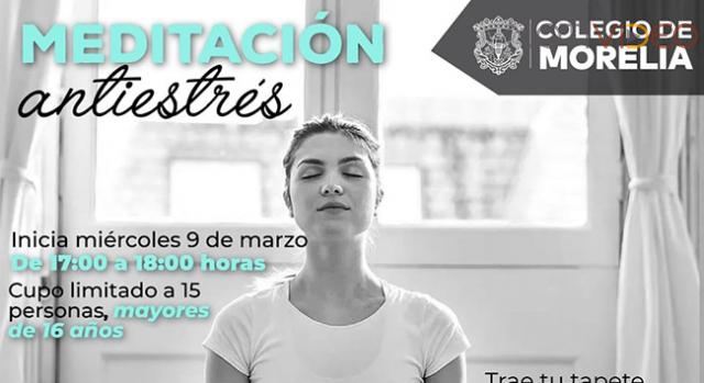 Creación de Cómics y Meditación Antiestrés, nuevos talleres del Colegio de Morelia