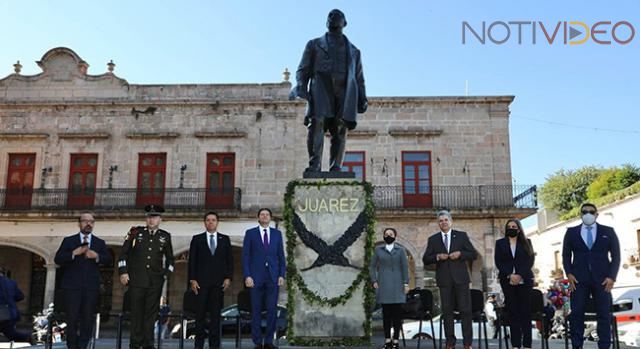 Conmemora Ayuntamiento el CCXVI Aniversario del Natalicio de Benito Juárez