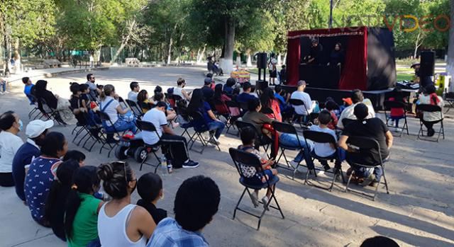 La magia de los títeres llegó al Bosque Cuauhtémoc con la SeCultura