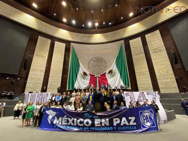 Presentan diputados federales pan nuevo modelo de seguridad y justicia