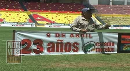 Estadio Morelos cumplió 23 años de existencia