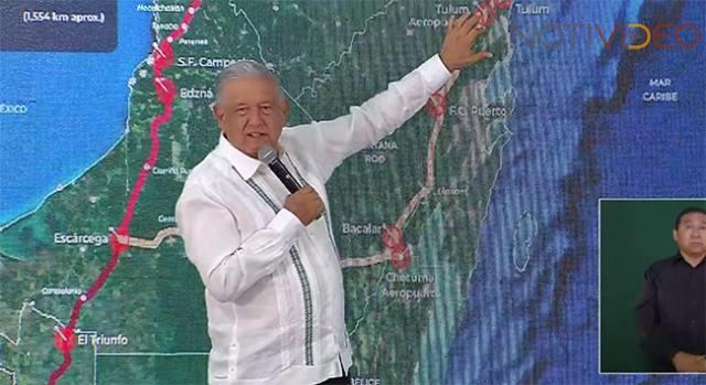 Realiza AMLO gira de trabajo por el Sureste