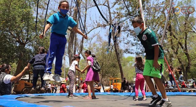 Magia, diversión y brillo se vio en Morelia con el festival del Día de la Niñez