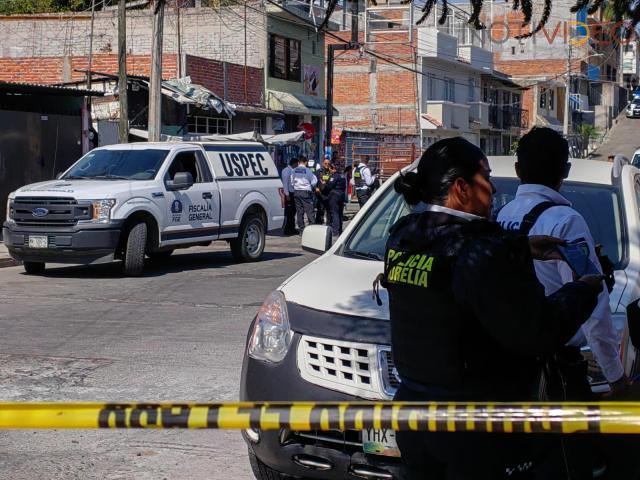 Ejecutan a balazos a un hombre en la colonia Issac Arriaga en Morelia 