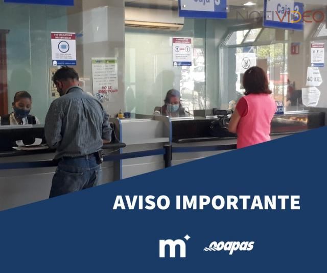 Aviso OOAPAS por asueto oficial del lunes 1° de mayo