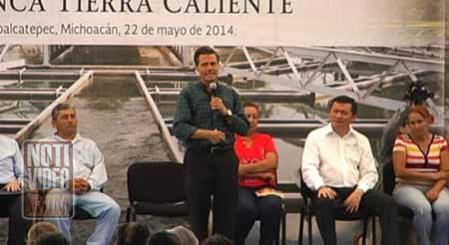 El plan de desarrollo para Michoacán va caminando:EPN