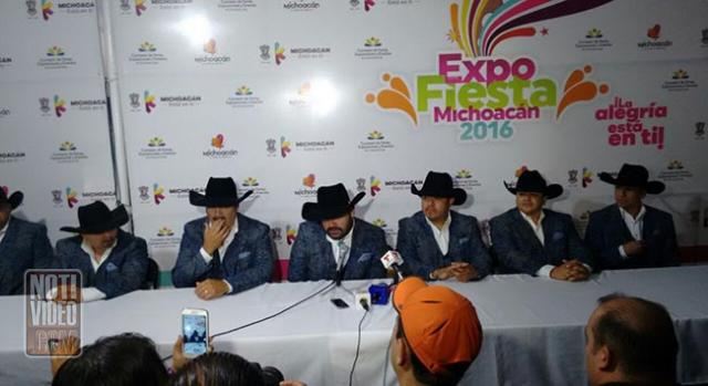 Intocable se presenta en el Teatro del Pueblo de la Expo Fiesta Michoacán, 2016