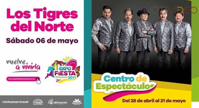 Hoy en la Expo Fiesta Michoacán, Los Tigres del Norte, Canelo vs. Chávez Jr. y El Bebeto