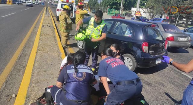 Dos personas resultaron lesionadas en un accidente en la salida a Salamanca