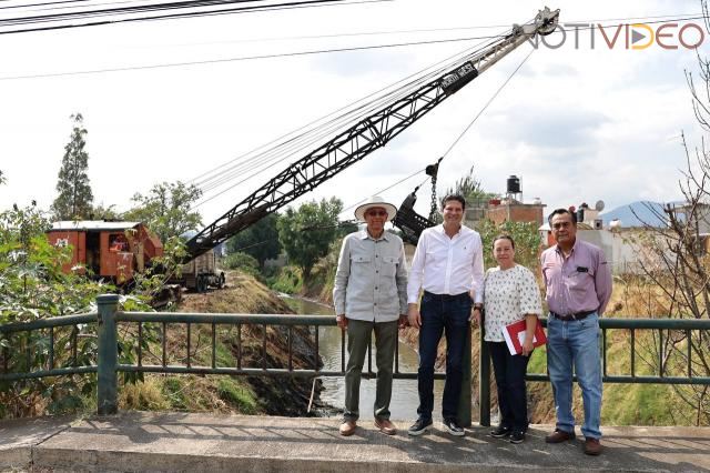 Alfonso Martínez pone en marcha la 2da etapa del programa preventivo de ríos y drenes