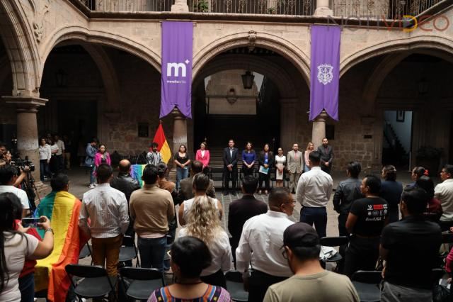 Conmemora ayuntamiento de Morelia, Día Municipal de Respuesta contra la LGBT-Fobia