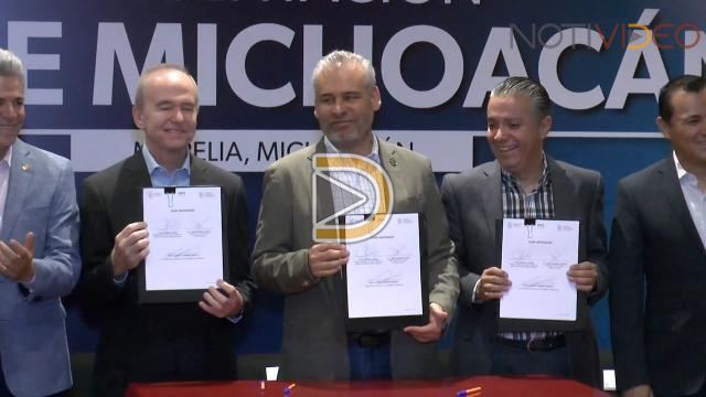 Gobierno de Michoacán firma convenio con Amazon para trámites de 86 dependencias. 