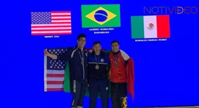 Conquista moreliano Ronaldo Rangel presea de Bronce en el Campeonato Panamericano de Wushu