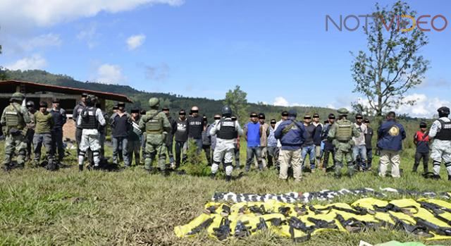 Detienen a 37 presuntos miembros de célula delictiva en el municipio de Hidalgo