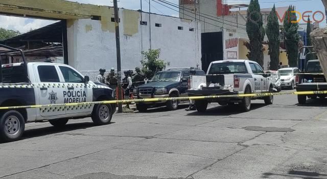 Padre e hijo baleados en taller cerca de la plaza de toros Monumental de Morelia