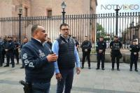 Guardia Civil blinda Morelia, ante hechos de violencia ocurridos recientemente 