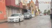 Tormenta sorprende a los habitantes de Apatzingán 