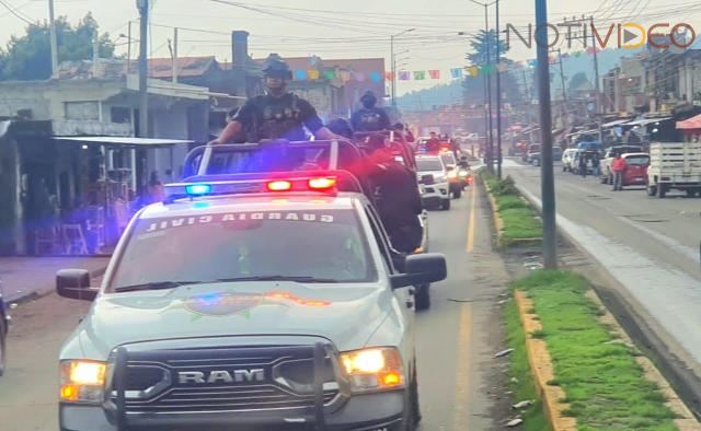 Guardia Civil continúa con dispositivo de vigilancia, en la región Uruapan