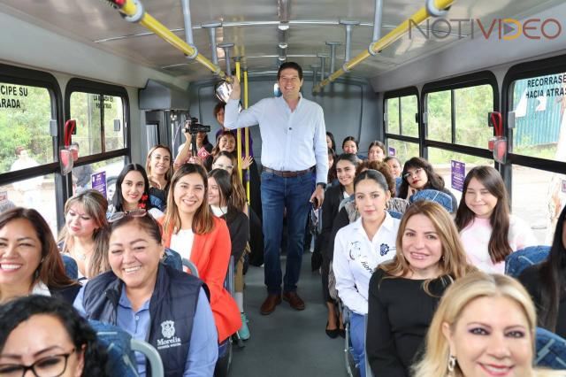 Presenta Alfonso Martínez la primera ruta exclusiva para mujeres en Morelia