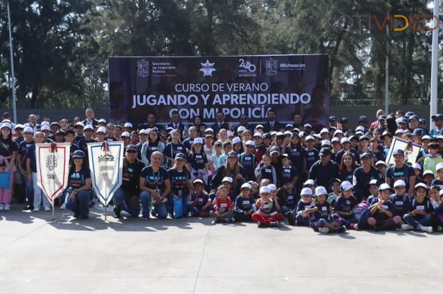 Arranca SSP curso de verano Jugando y aprendiendo con mi policía