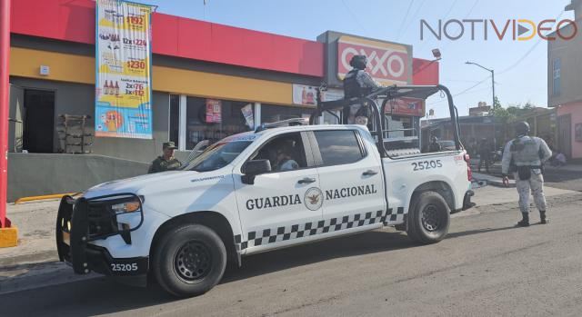 Sujetos intentan quemar OXXO en Tarímbaro 