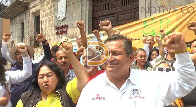 Sindicalizados del SUTOPDSSM mantienen firme su paro en Michoacán