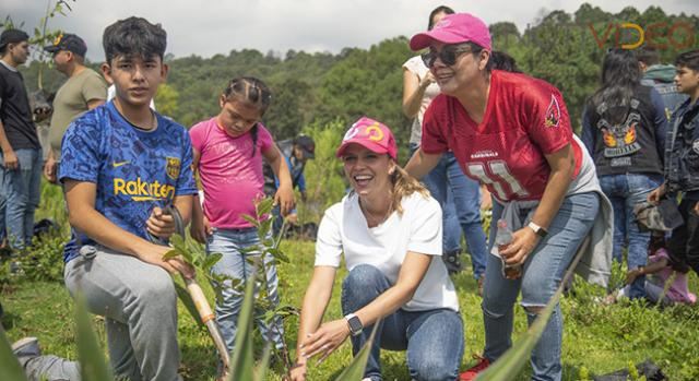 Un Día de Amor por la Naturaleza: La Diputada Daniela De Los Santos Encabeza Reforestación en Umécua