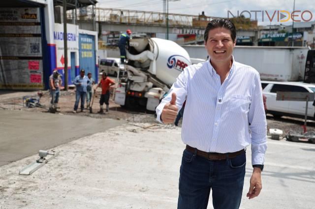 Gobierno de Morelia construye 4 obras de gran impacto en Mercado de Abastos