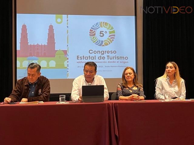 Sectur invita al quinto Congreso Estatal de Turismo, con sede en Morelia