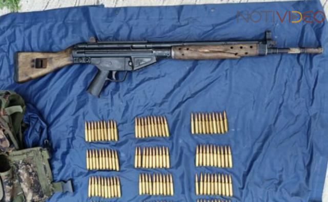 Aseguran a hombre con fusil y 120 municiones, en el blindaje Apatzingán