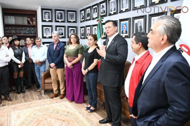 Presenta PRI Michoacán a nuevo delegado del CEN