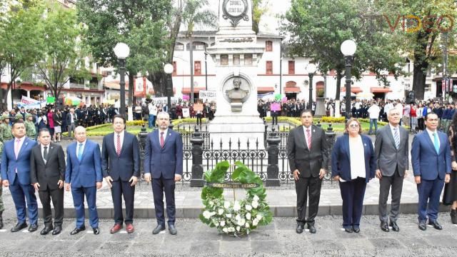 A defender la Nación con las mismas agallas que lo hicieron los Mártires de Uruapan: Julieta García 