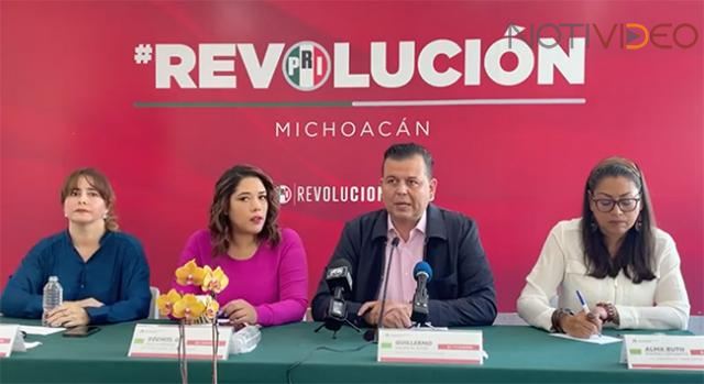 Lamentable que “corcholatas” vengan a Michoacán con fines político-electorales: PRI