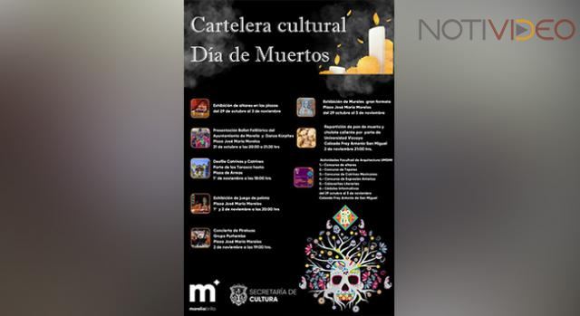 Morelia brilla en Día de Muertos con un vasto programa de actividades