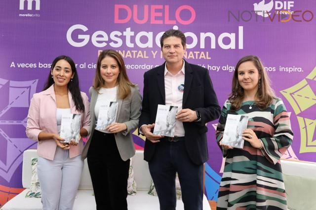 DIF Morelia visibiliza el duelo gestacional con presentación de libro y Cielo Tejido en Calzada