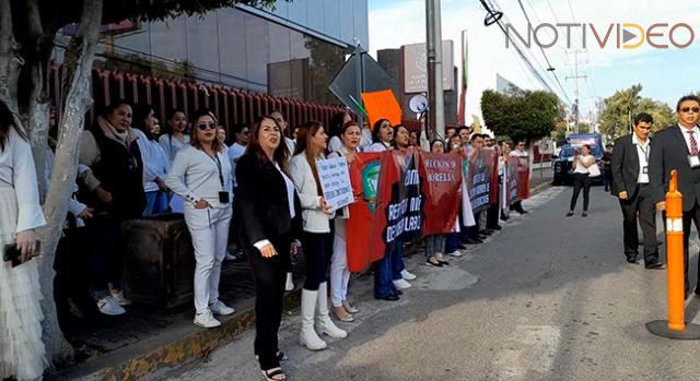 Trabajadores del Poder Judicial de la Federación se manifestaron recortes de fideicomisos