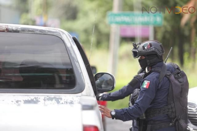 SSP mantiene labores de vigilancia para combatir el robo de vehículos, en Uruapan