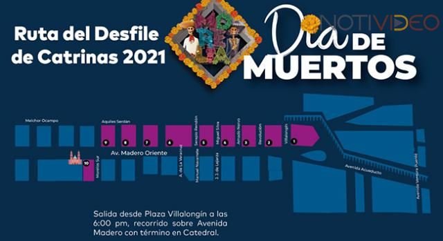 Desfile de Catrinas, este martes 2 de noviembre por la Avenida Madero