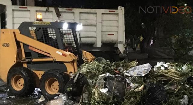 Retiran trabajadores del SLyT más de 60 toneladas de basura del Panteón Municipal