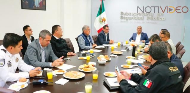 En reunión interinstitucional, se define fortalecer el Blindaje Morelia