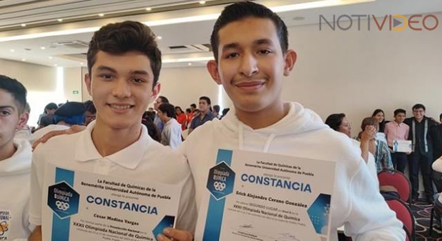 Michoacanos ganan medalla de oro y plata en olimpiadas de Biología y Química